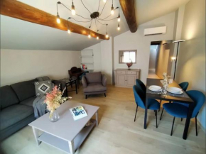 Appartement duplex centre historique avec patio
